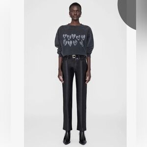 Spencer sweatshirt hearts- washed black